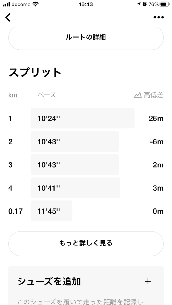 歩いた記録