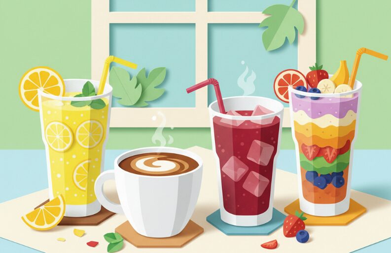 極上はちみつ紅茶：他の飲み物とのカロリー比較