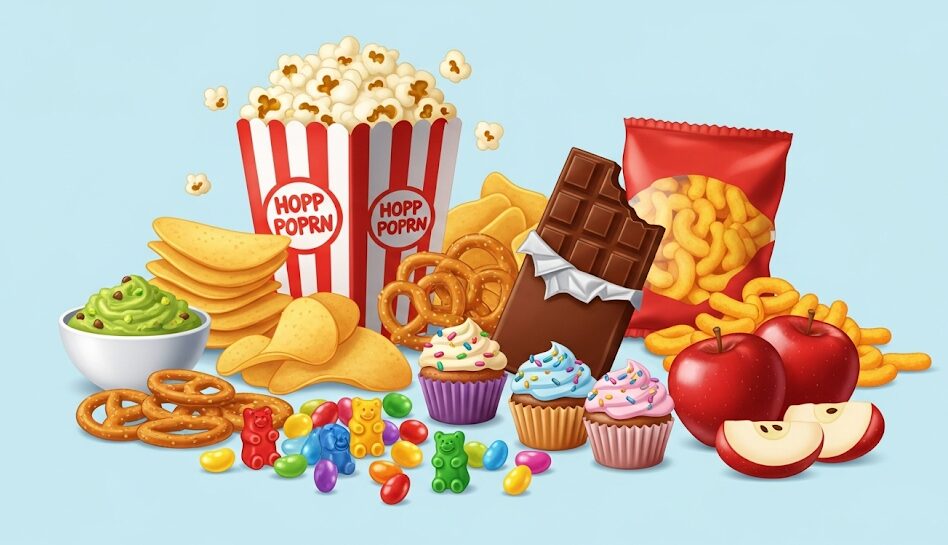 シスコーンチョコ:他のお菓子とのカロリー比較でわかること