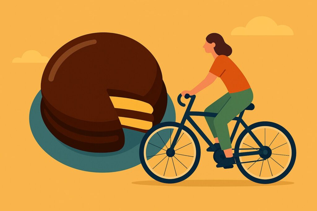 チョコパイのカロリーを消費するための運動量