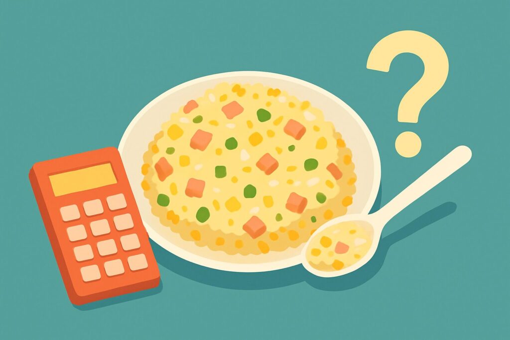 冷凍チャーハンのカロリーは?