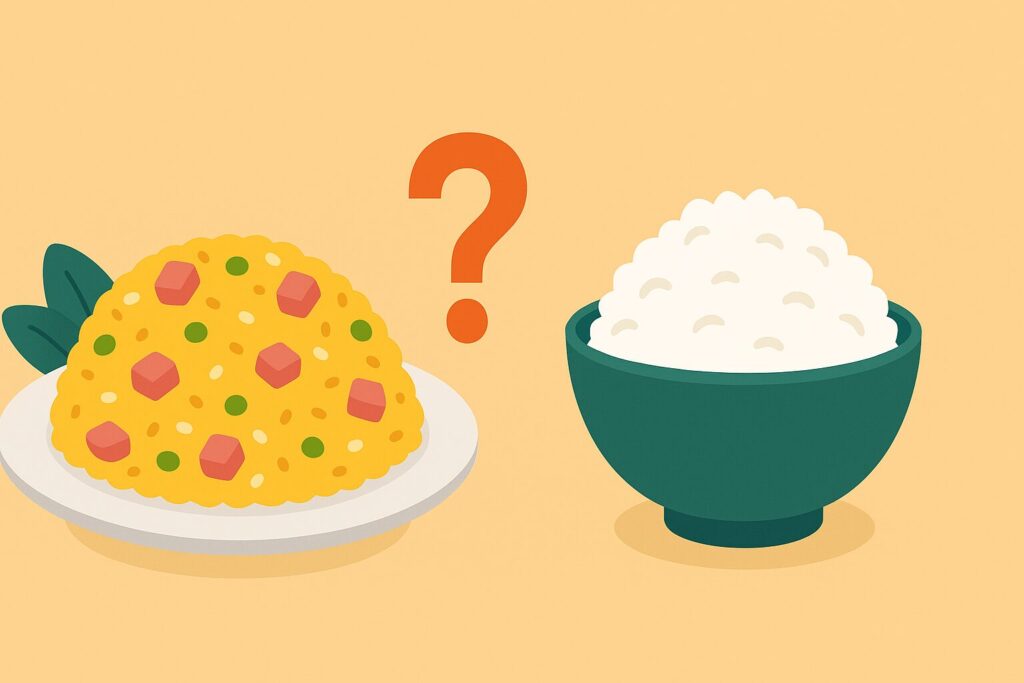 チャーハンと白米どっちが太る?