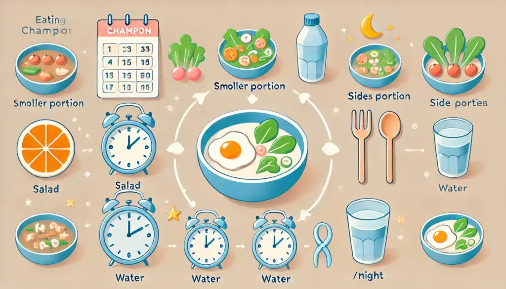 太りにくい食べ方の工夫ポイント