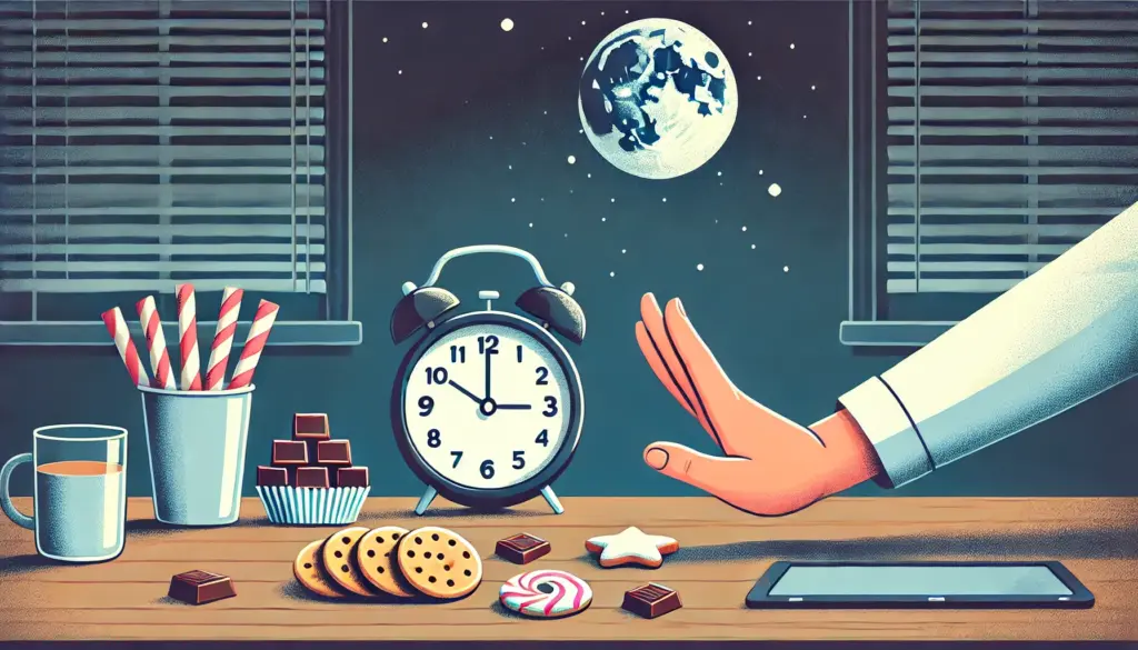 夜 お菓子 何時まで?食べていい時間帯