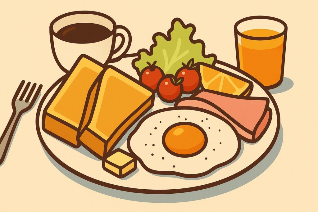朝食のカロリー比較で見る太りやすさ