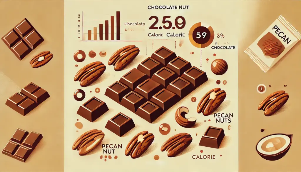 ピーカンナッツチョコレートのカロリーは?