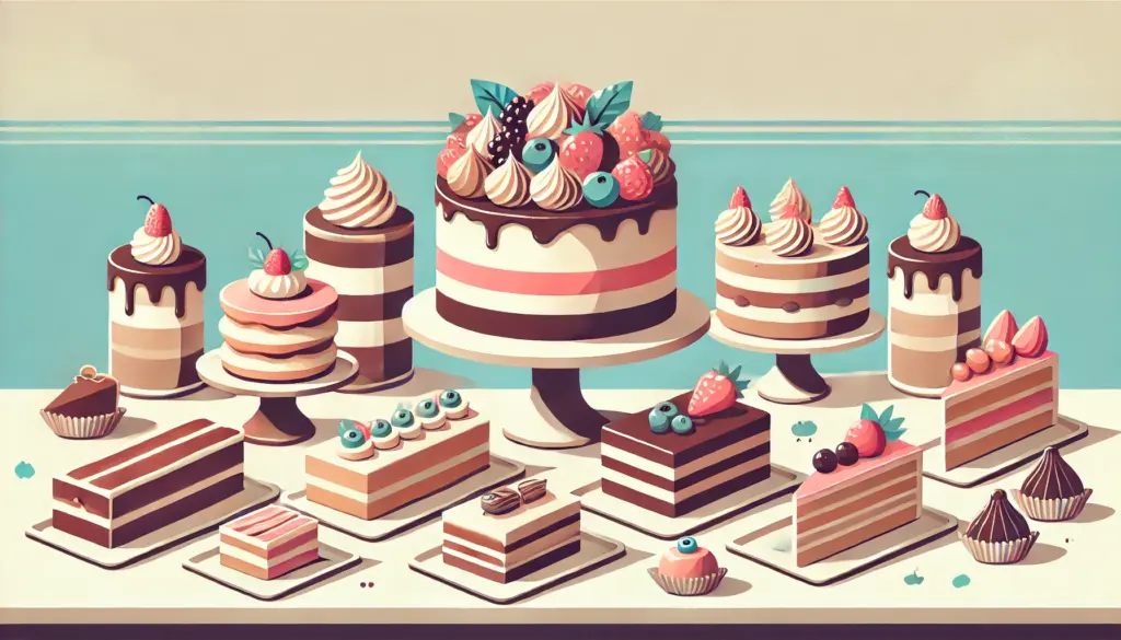 他のケーキとのカロリー比較