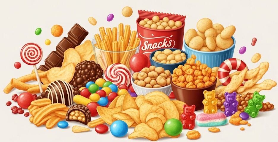 他のお菓子とのカロリー比較一覧