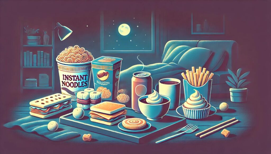 チップスター:夜寝る前に食べると太る?何時までならOK?