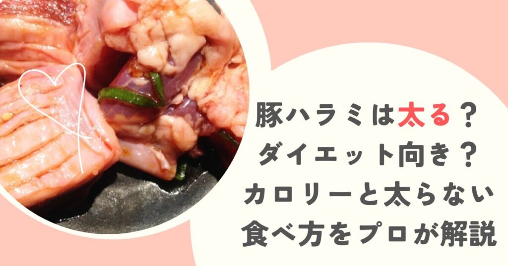豚ハラミは太る？ダイエット向き？カロリーと太らない食べ方をプロが解説