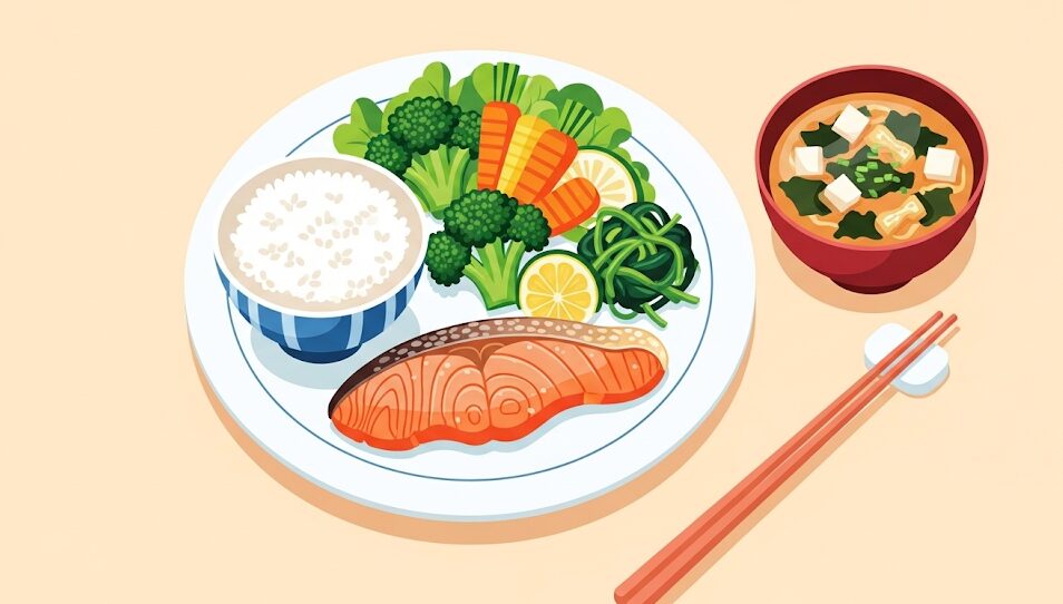 【定食】バランスの取れたヘルシーメニュー
