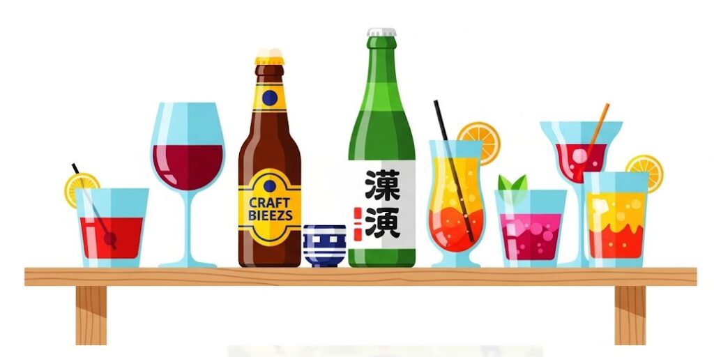 どぶろく:他のお酒とのカロリー比較をチェック