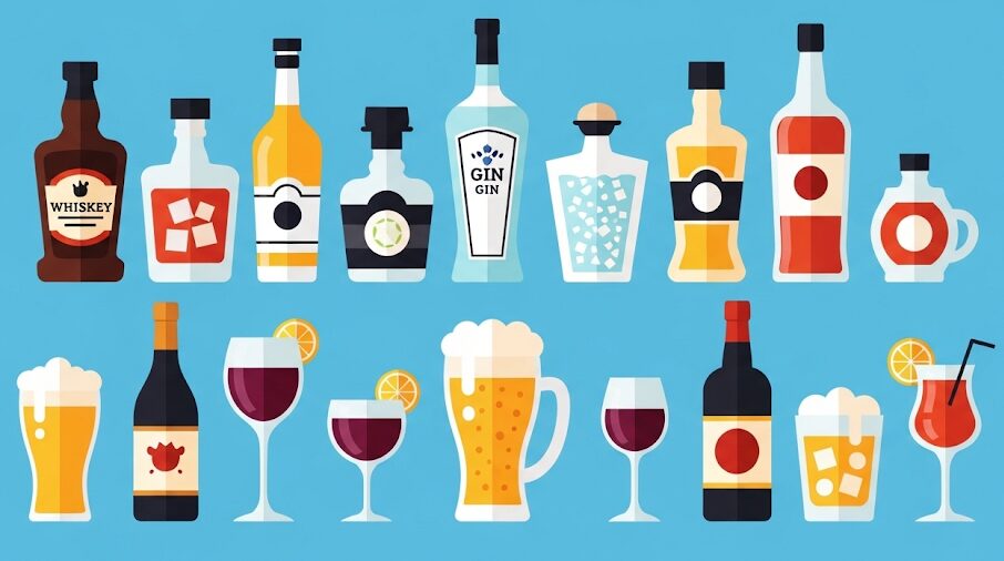 ラム酒:カロリー・糖質と他のお酒とのカロリー比較