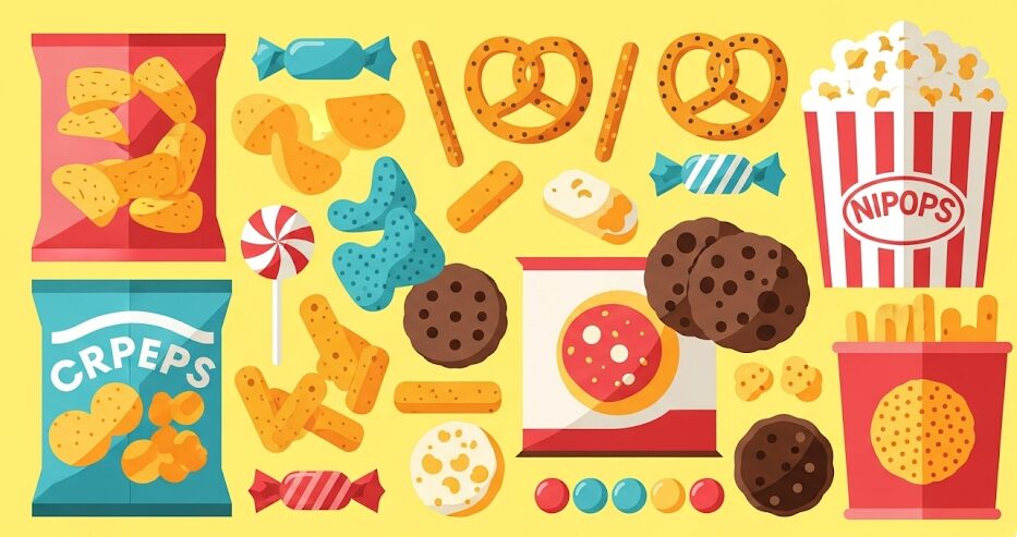 全粒粉クラッカー:他のお菓子とのカロリー比較で見る立ち位置