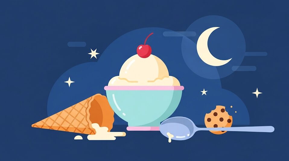 クーリッシュ：夜寝る前に食べると太る？何時までが目安か