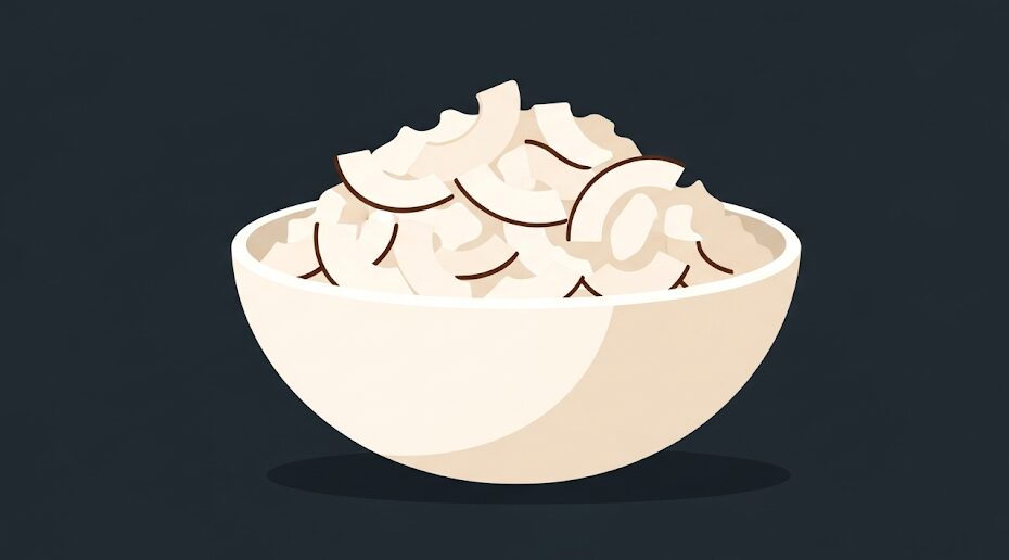 ドライココナッツ:夜寝る前に食べると太る?何時までOK?