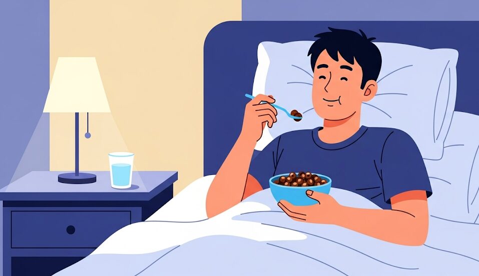 麦チョコ:夜寝る前に食べると太る?何時までがOK?