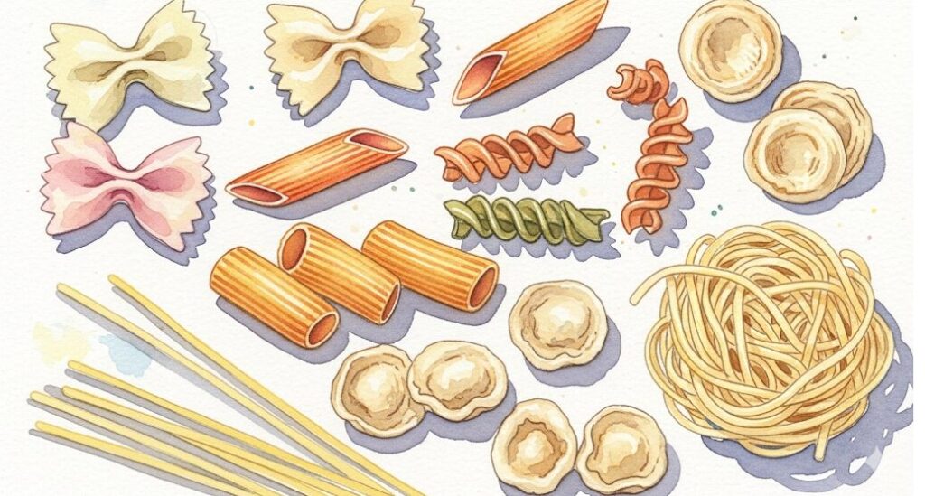 納豆パスタ:他のパスタとのカロリー比較