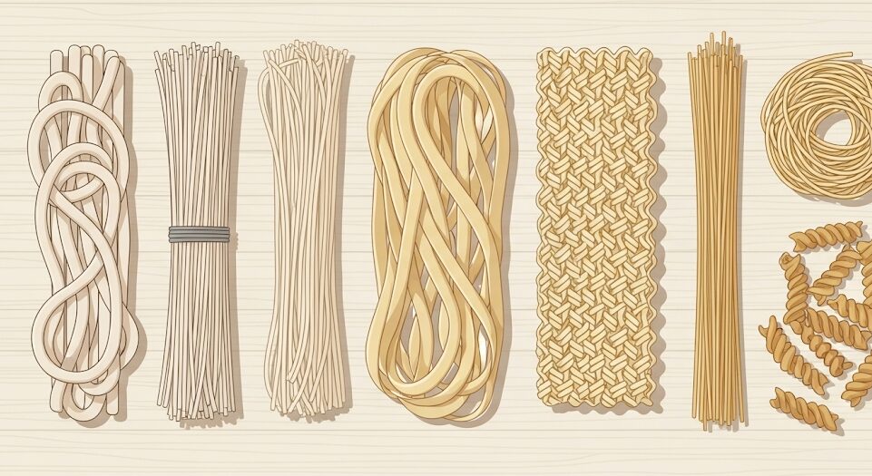丸亀製麺：他の麺類とのカロリー比較で検証