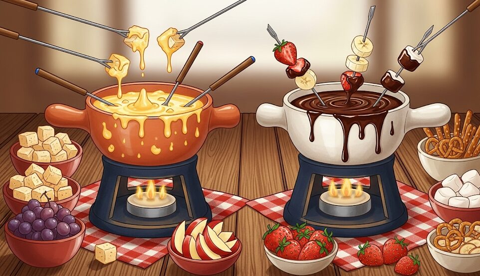 チーズフォンデュとチョコフォンデュ、どちらが太りやすい？