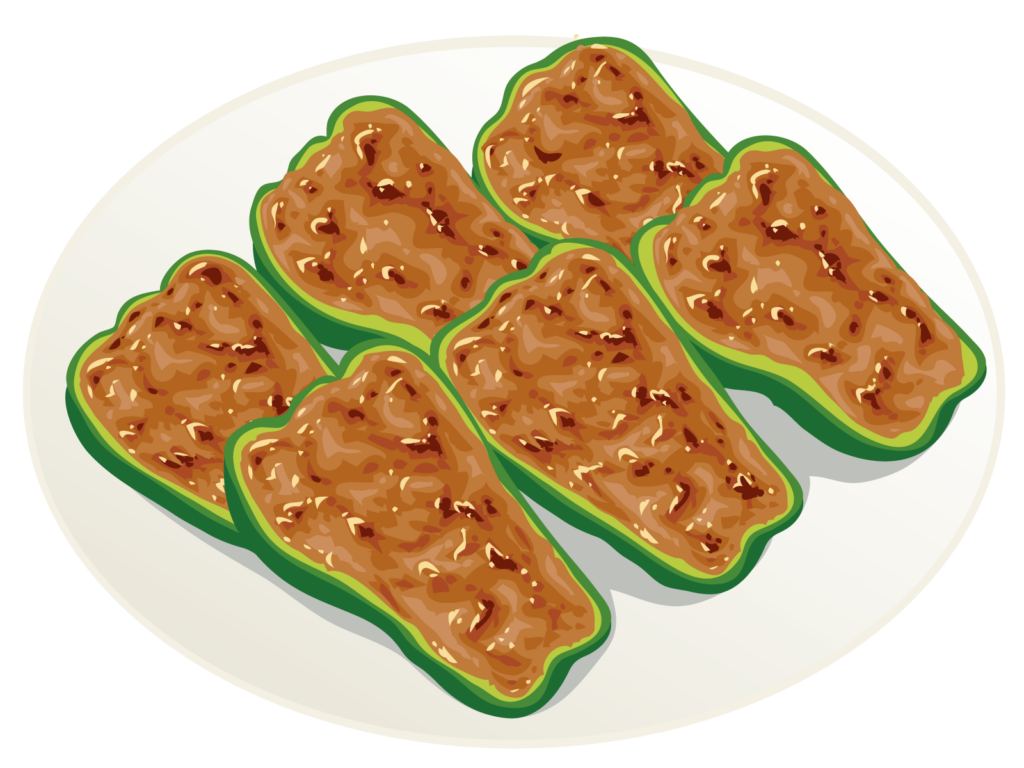 ピーマンの肉詰めで太るのを防ぐ食べ方のコツ