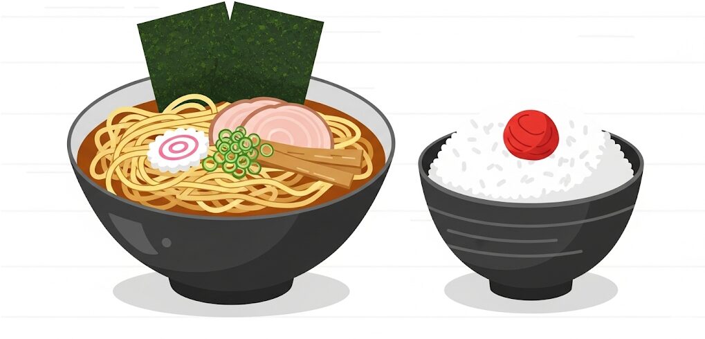 ラーメンとご飯、どっちが太りやすいですか?
