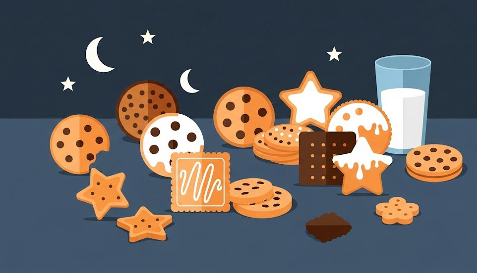 おからクッキー:夜寝る前に食べると太る?何時までがOK?