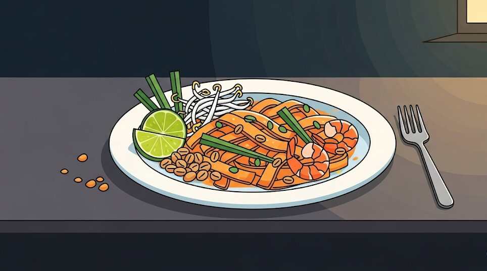 パッタイ:夜寝る前に食べると太る?何時までが目安?