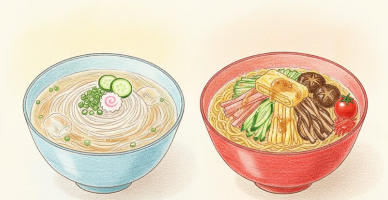 「そうめん」と「冷やし中華」太りやすいのはどっち？