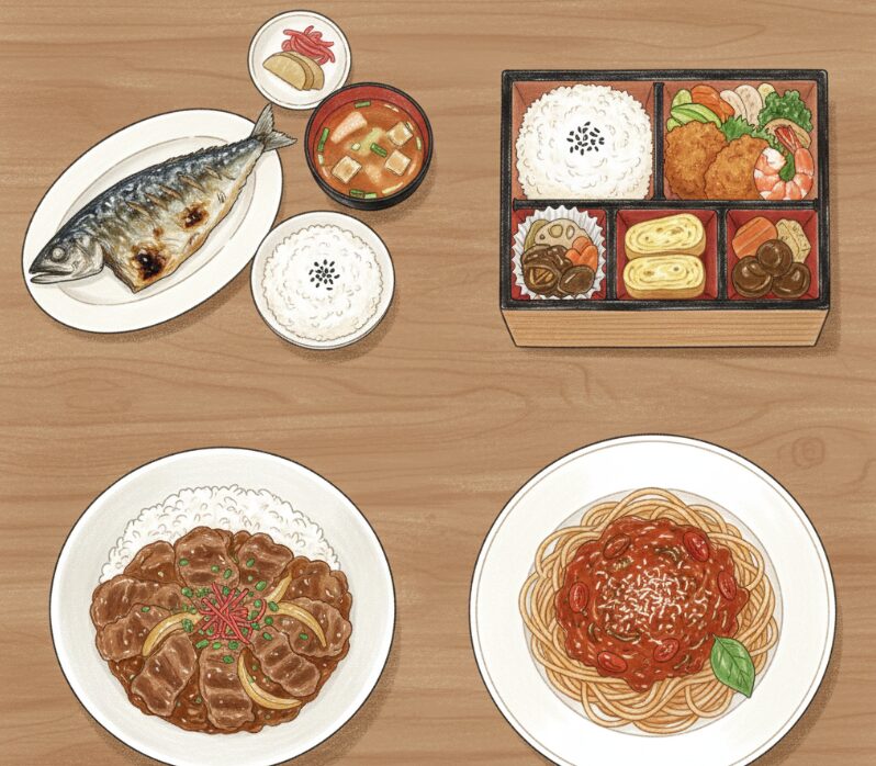 カップラーメンとおにぎり：他の料理とのカロリー比較で見てみよう