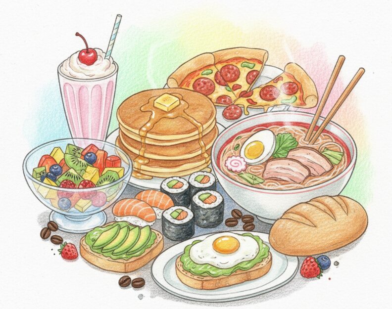 セブンのラーメンサラダ：他の食べ物とのカロリー比較で分かること
