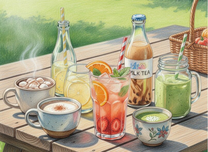 午後の紅茶レモンティー：他の飲み物とのカロリー比較