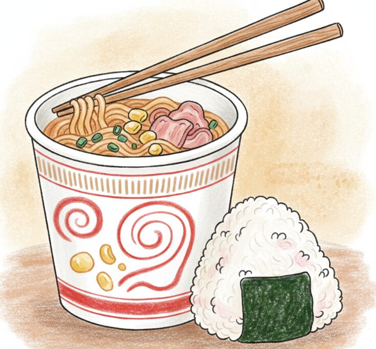 カップラーメンとおにぎりは太る？食べ方のコツを紹介
