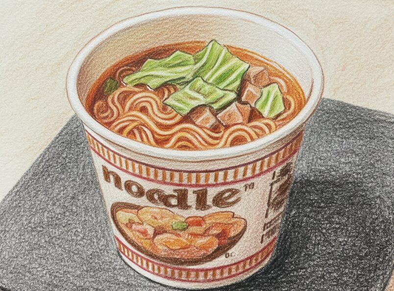 蒙古タンメン中本カップ麺：他のカップ麺とのカロリー比較