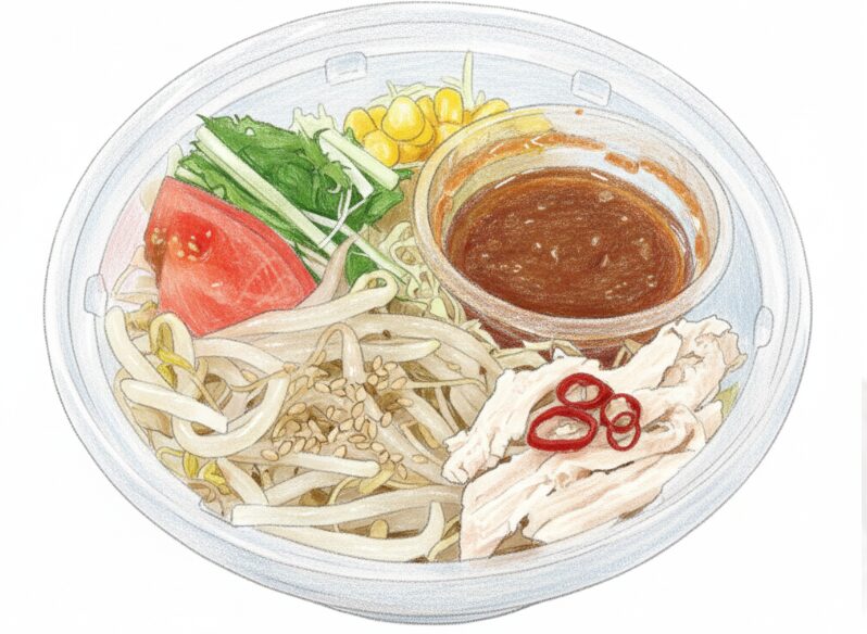 セブンのラーメンサラダは太る？カロリーと原因を解説