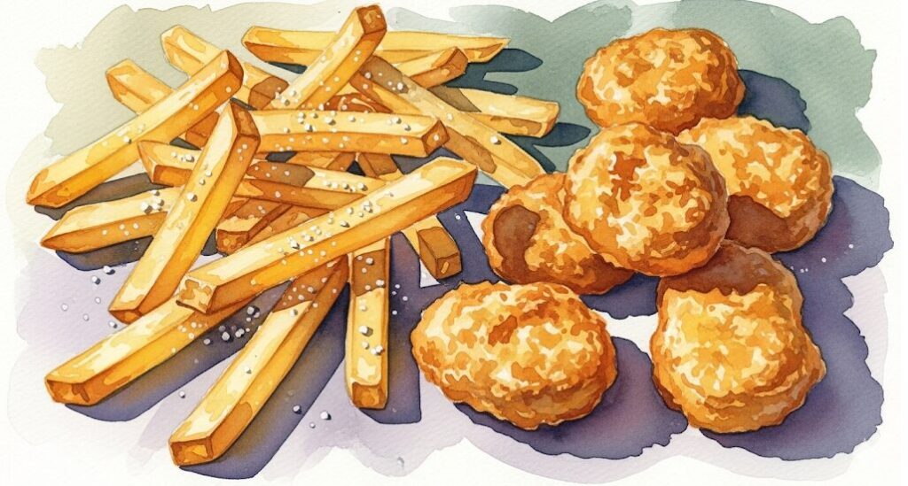 ポテトとナゲットどっちが太るのか徹底比較
