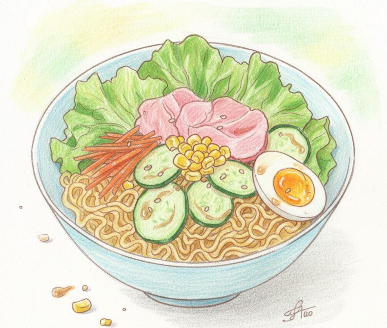 セブンのラーメンサラダ：種類別カロリー・糖質を徹底比較