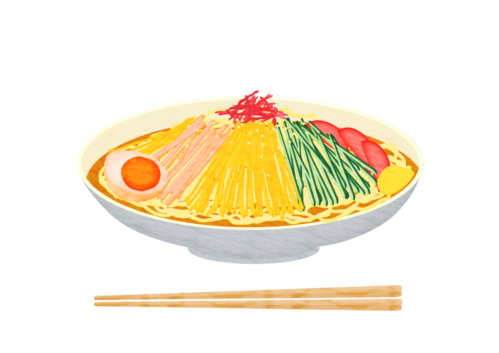 冷やし中華、ダイエット中には不向き？