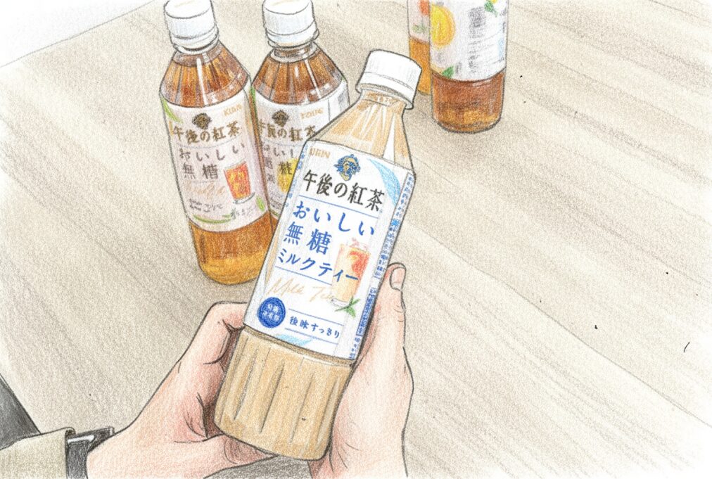 午後の紅茶の無糖ミルクティーで太るのは本当？