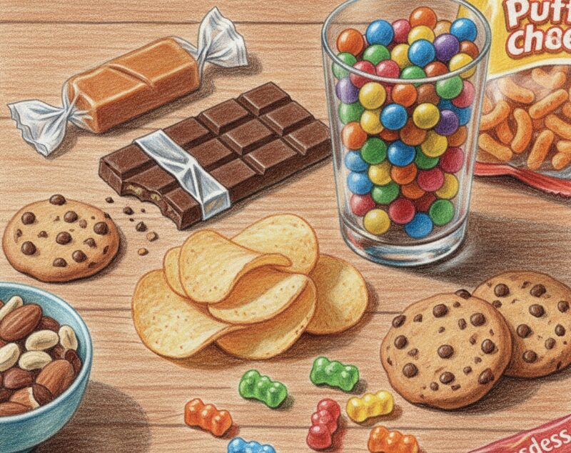 コストコのしいたけチップス：他のお菓子とのカロリー比較で検証