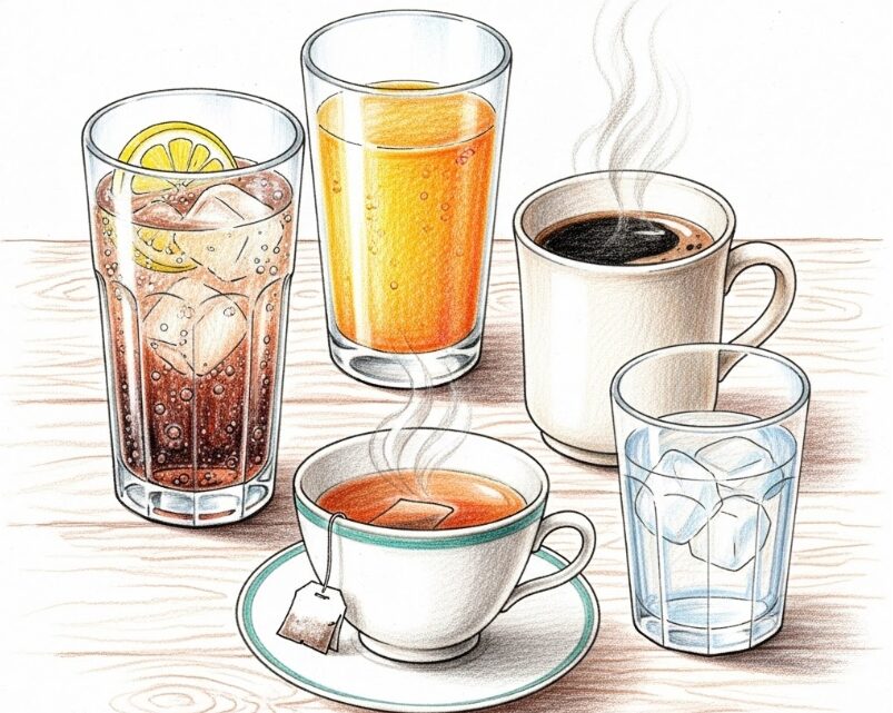 ほうじ茶ラテ:他の飲み物とのカロリー比較で分かること