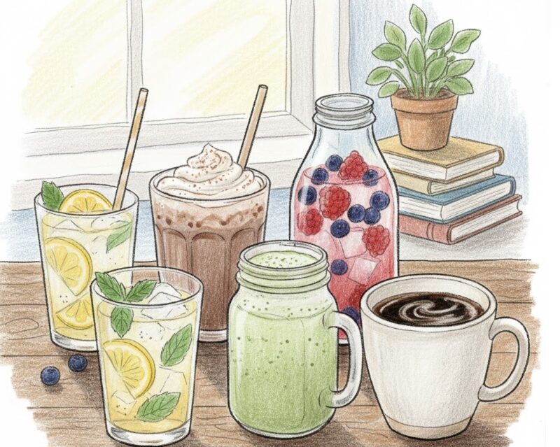 豆乳バナナスムージー:他の飲み物とのカロリー比較