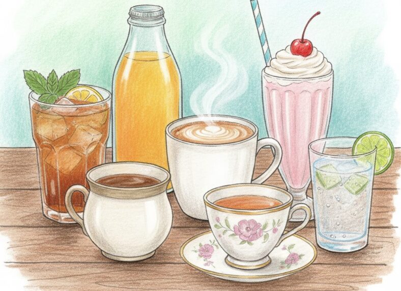 バナナスムージー:他の飲み物とのカロリー比較