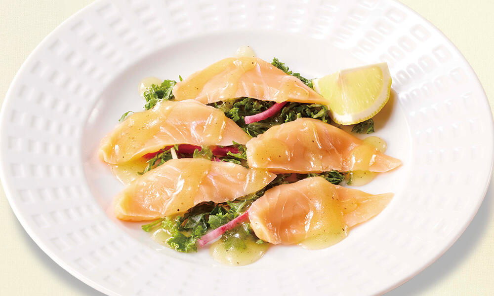 ココス：サーモンのカルパッチョ