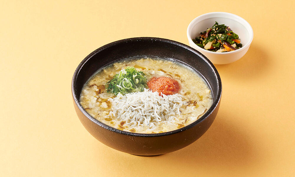 ココス：釜揚げしらすと明太子の雑炊