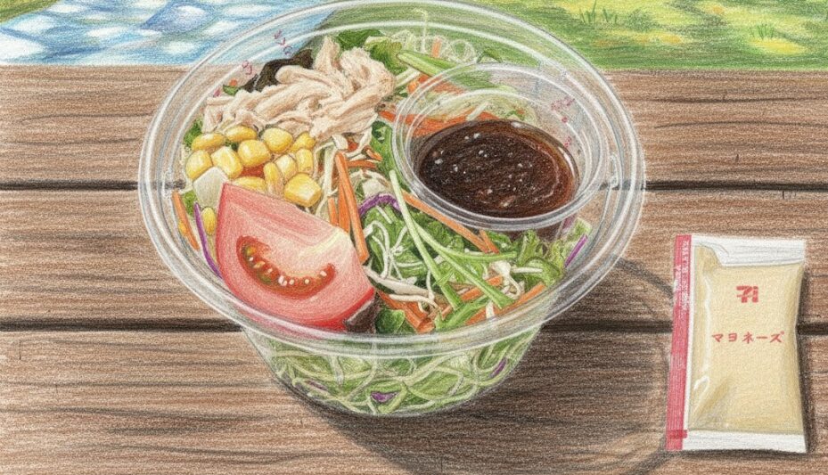 セブンのパリパリサラダは太る？栄養成分を徹底分析