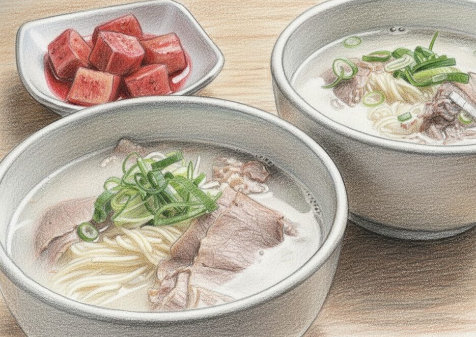 コムタンラーメンと炭水化物