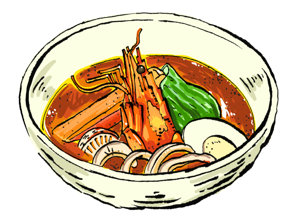 スープカレーが太るか決める食べ方