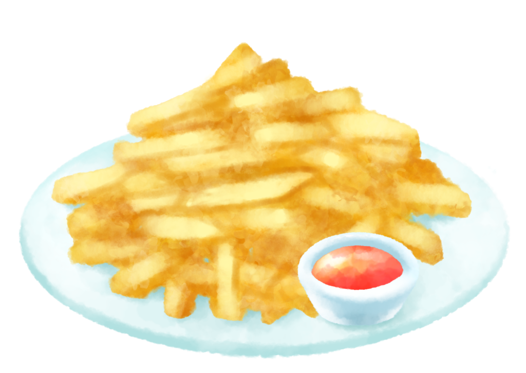 鳥貴族：ポテトフライは食べてもいい？