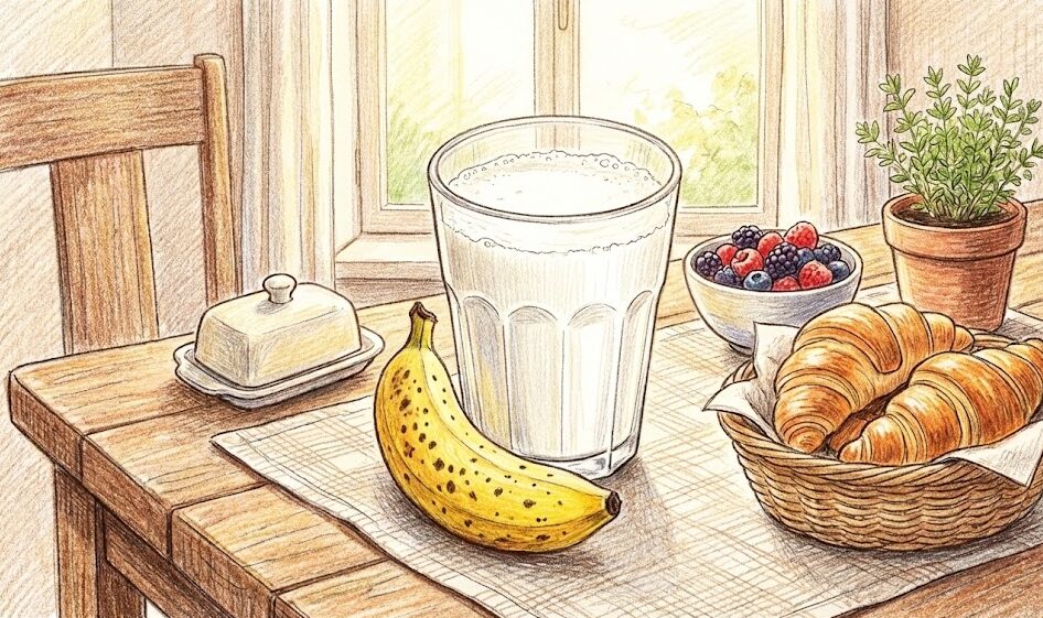 朝にバナナと牛乳を摂ると太る説の真相